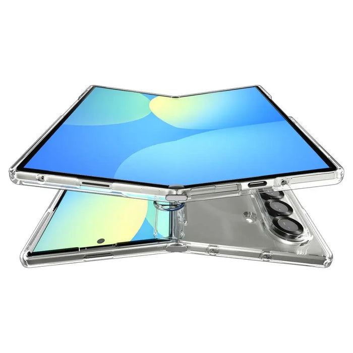 Spigen Tough Armor Pro Mag MagSafe Case for Samsung Galaxy Z Fold 7 - Clear and White - Cell phone cases