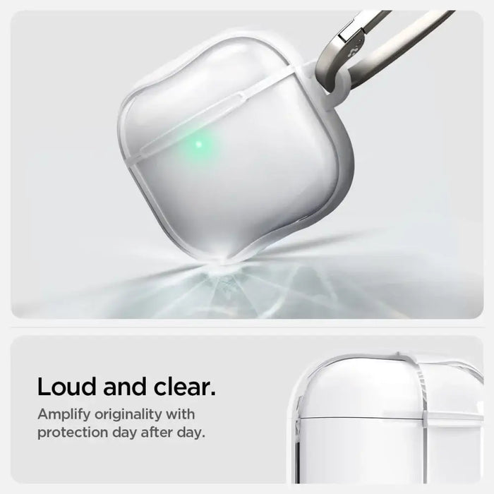 Spigen Ultra Hybrid Case for AirPods 4 - White - Cell phone cases and covers<<<HurtelXML
