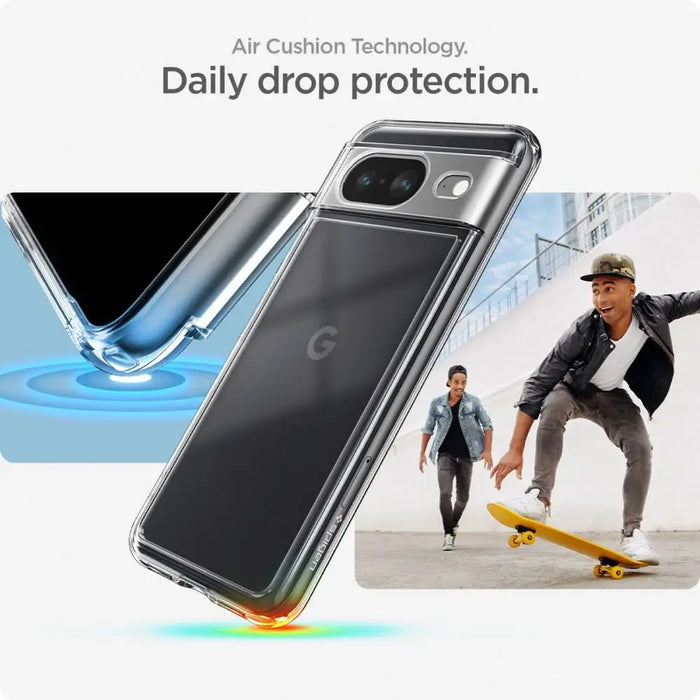 Spigen Ultra Hybrid Case for Google Pixel 8 - Clear - Cell phone cases and covers<<<HurtelXML
