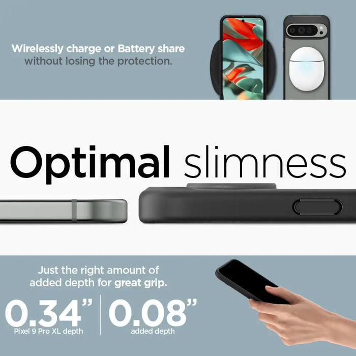 Spigen Ultra Hybrid Case for Google Pixel 9 Pro XL - Black - Cell phone cases and covers<<<HurtelXML