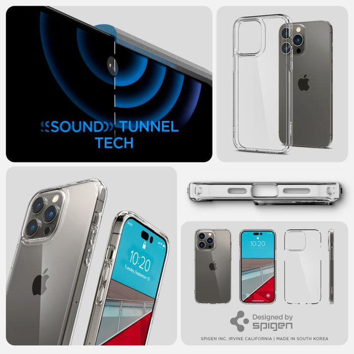 Spigen Ultra Hybrid Case for iPhone 14 Pro Max - Clear - Cell phone cases and covers<<<HurtelXML