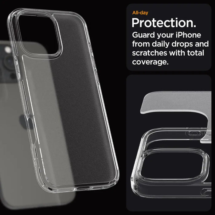 Spigen Ultra Hybrid Case for iPhone 16 Pro Max - Clear - Cell phone cases and covers<<<HurtelXML