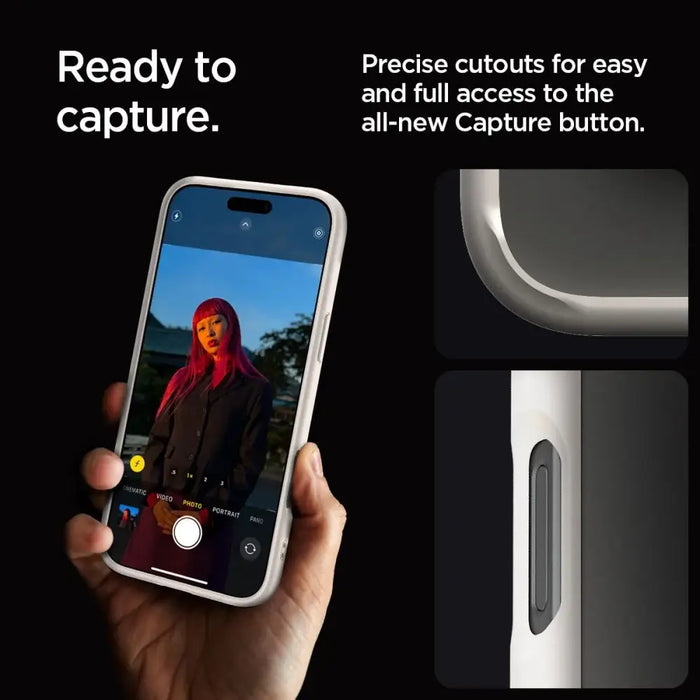 Spigen Ultra Hybrid case for iPhone 16 Pro - titanium - Cell phone cases and covers<<<HurtelXML