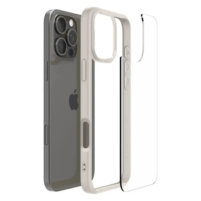 Spigen Ultra Hybrid case for iPhone 16 Pro - titanium - Cell phone cases and covers<<<HurtelXML