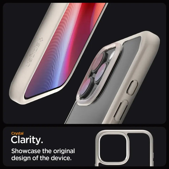 Spigen Ultra Hybrid case for iPhone 16 Pro - titanium - Cell phone cases and covers<<<HurtelXML