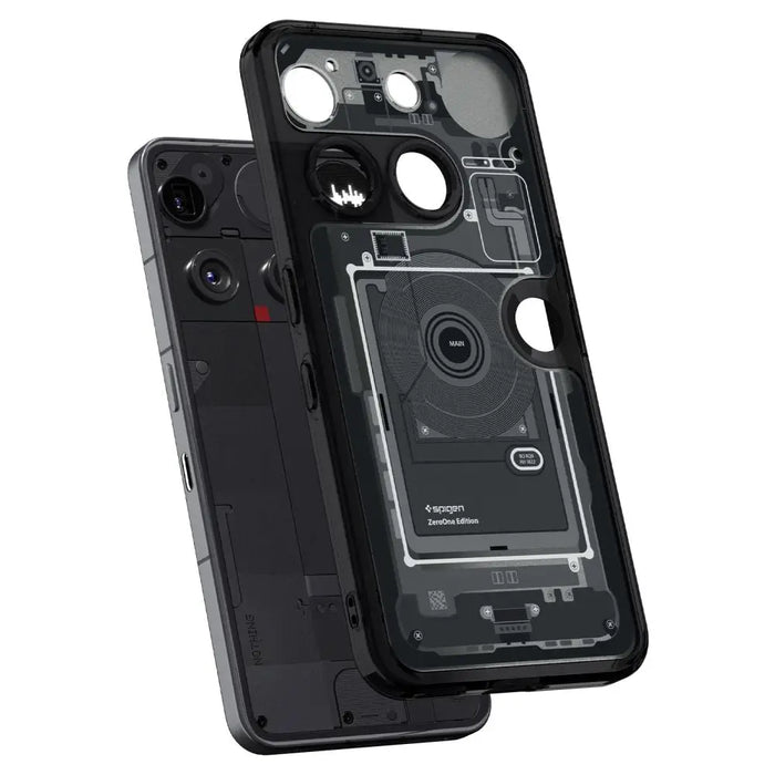 Spigen Ultra Hybrid Case for Nothing Phone 3 Zero One - Transparent - Cell phone cases and covers<<<HurtelXML