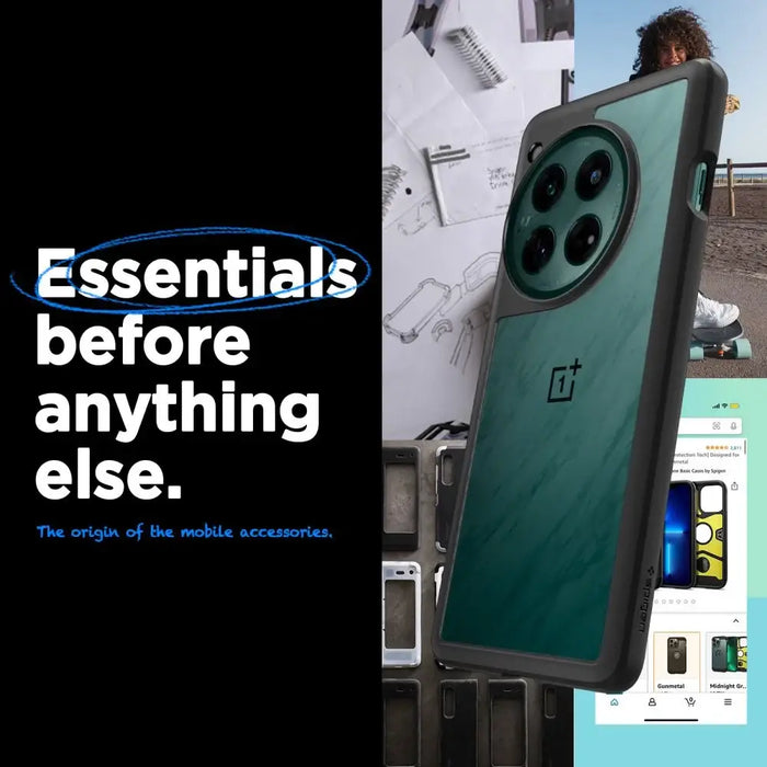 Spigen Ultra Hybrid Case for OnePlus 12 - Matte Black - Cell phone cases and covers<<<HurtelXML