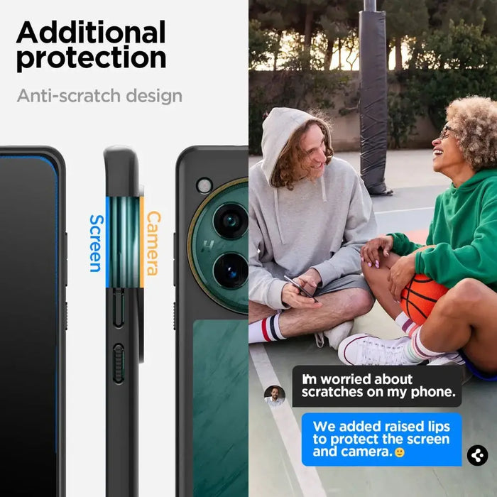 Spigen Ultra Hybrid Case for OnePlus 12 - Matte Black - Cell phone cases and covers<<<HurtelXML