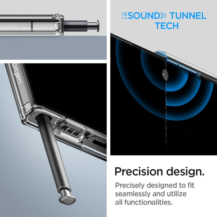 Spigen Ultra Hybrid Case for Samsung Galaxy S23 Ultra - Transparent - Cell phone cases and covers<<<HurtelXML