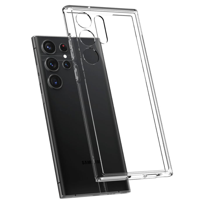 Spigen Ultra Hybrid Case for Samsung Galaxy S23 Ultra - Transparent - Cell phone cases and covers<<<HurtelXML