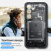 Spigen Ultra Hybrid Case for Samsung Galaxy S24 - Dark Gray (Zero One Pattern) - Cell phone cases and covers<<<HurtelXML