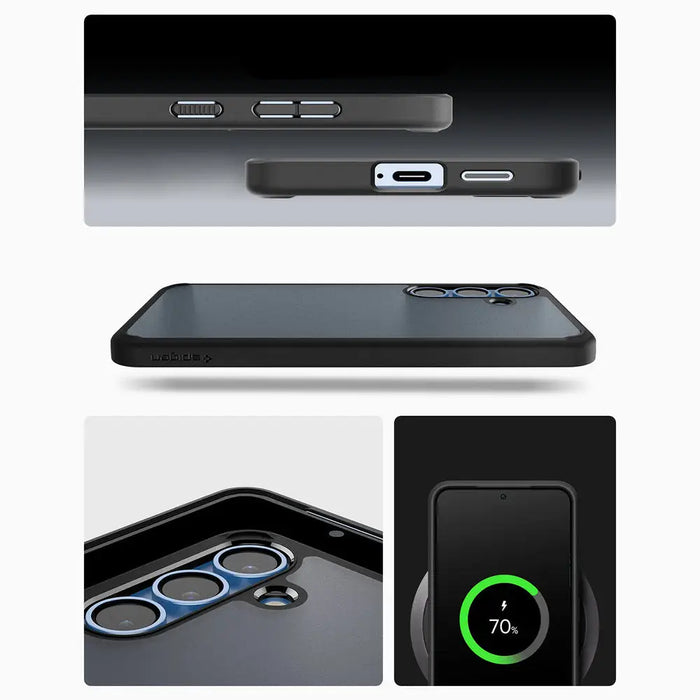 Spigen Ultra Hybrid Case for Samsung Galaxy S25 - Black - Cell phone cases and covers<<<HurtelXML