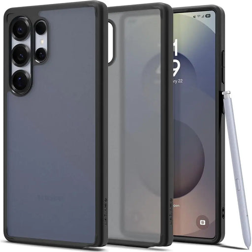 Spigen Ultra Hybrid Case for Samsung Galaxy S25 Ultra - Black - Cell phone cases and covers<<<HurtelXML