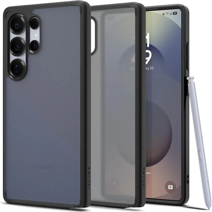 Spigen Ultra Hybrid Case for Samsung Galaxy S25 Ultra - Black - Cell phone cases and covers<<<HurtelXML