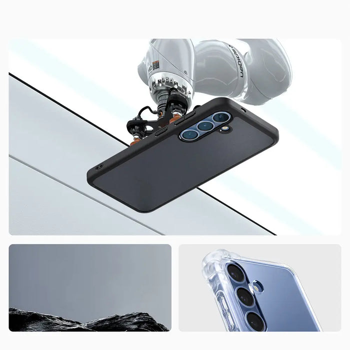 Spigen Ultra Hybrid Case for Samsung Galaxy S25+ - Black - Cell phone cases and covers<<<HurtelXML