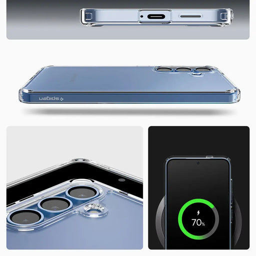 Spigen Ultra Hybrid Case for Samsung Galaxy S25 - Clear - Cell phone cases and covers<<<HurtelXML