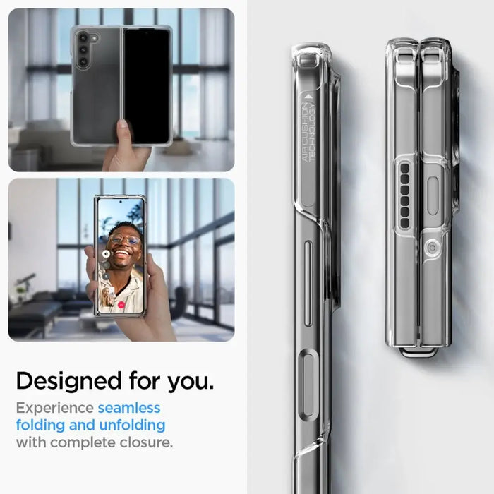 Spigen Ultra Hybrid Case for Samsung Galaxy Z Fold 5 - Transparent - Cell phone cases and covers<<<HurtelXML