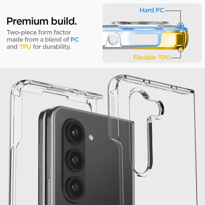 Spigen Ultra Hybrid Case for Samsung Galaxy Z Fold 5 - Transparent - Cell phone cases and covers<<<HurtelXML