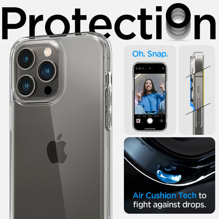 Spigen Ultra Hybrid iPhone 14 Pro Case - Clear - Cell phone cases and covers<<<HurtelXML
