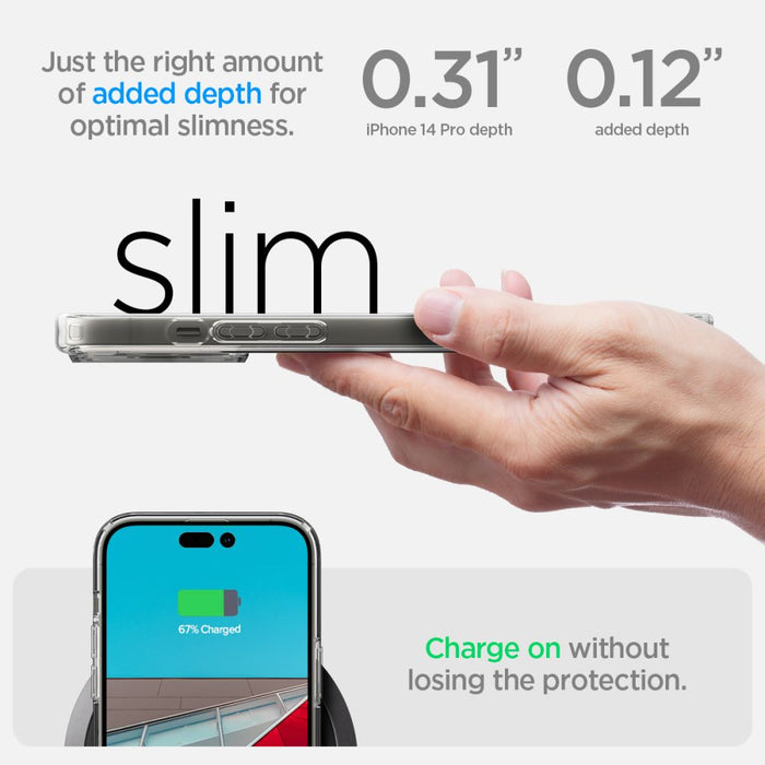 Spigen Ultra Hybrid iPhone 14 Pro Case - Clear - Cell phone cases and covers<<<HurtelXML