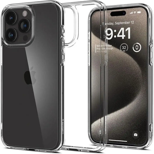 Spigen Ultra Hybrid iPhone 15 Pro Case - Clear - Cell phone cases and covers<<<HurtelXML