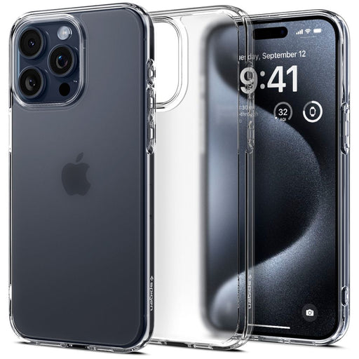 Spigen Ultra Hybrid iPhone 15 Pro Case - Clear Matte - Cell phone cases and covers<<<HurtelXML