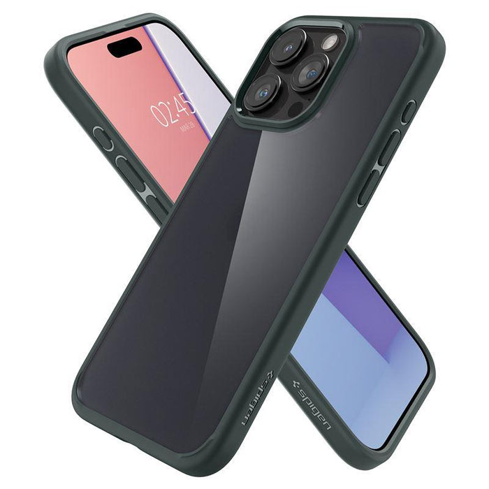Spigen Ultra Hybrid iPhone 15 Pro Max Case - Dark Green - Cell phone cases and covers<<<HurtelXML