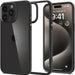 Spigen Ultra Hybrid iPhone 15 Pro Max Case - Matte Black - Cell phone cases and covers<<<HurtelXML