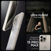 Spigen Ultra Hybrid iPhone 15 Pro Max Case - Natural Titanium - Cell phone cases and covers<<<HurtelXML