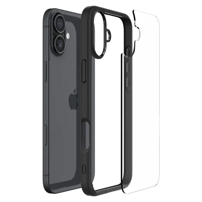 Spigen Ultra Hybrid iPhone 16 Case - Matte Black - Cell phone cases and covers<<<HurtelXML