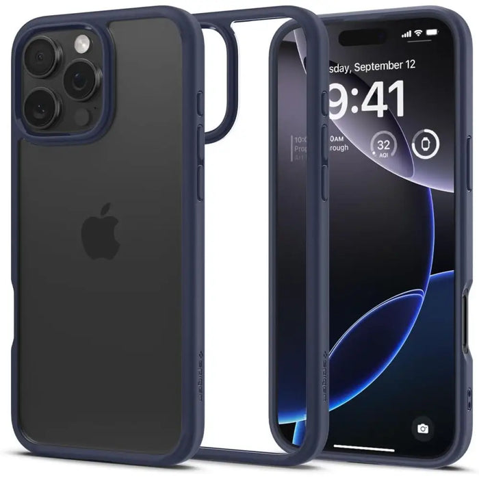 Spigen Ultra Hybrid iPhone 16 Pro Case - Blue - Cell phone cases and covers<<<HurtelXML