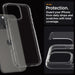 Spigen Ultra Hybrid iPhone 16 Pro Case - Clear - Cell phone cases and covers<<<HurtelXML