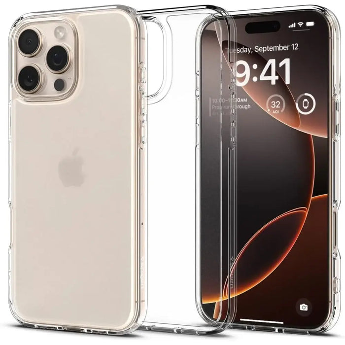 Spigen Ultra Hybrid iPhone 16 Pro Case - Clear - Cell phone cases and covers<<<HurtelXML