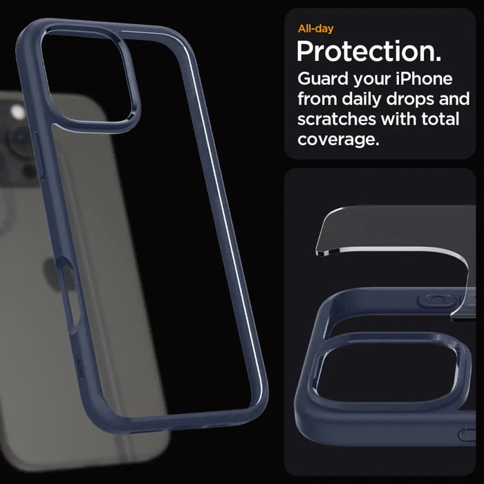 Spigen Ultra Hybrid iPhone 16 Pro Max Case - Blue - Cell phone cases and covers<<<HurtelXML