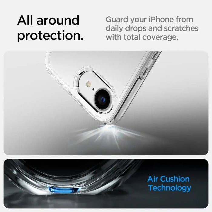 Spigen Ultra Hybrid iPhone 16e Case - Clear - Cell phone cases and covers<<<HurtelXML