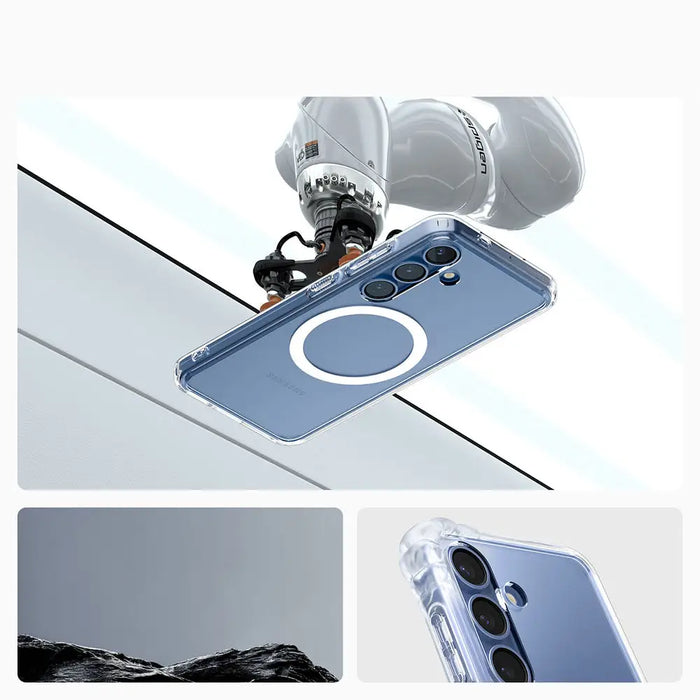 Spigen Ultra Hybrid Mag Case for Samsung Galaxy S25 - Clear - Cell phone cases and covers<<<HurtelXML