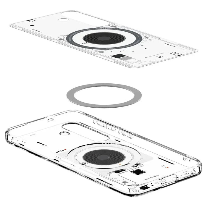 Spigen Ultra Hybrid Mag Case for Samsung Galaxy S25 Neo One - Clear - Cell phone cases and covers<<<HurtelXML