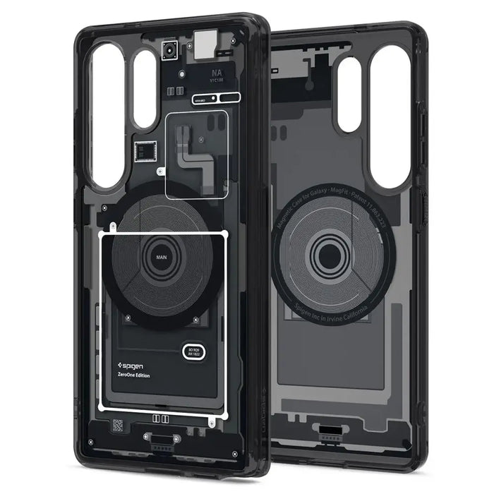 Spigen Ultra Hybrid Mag Case for Samsung Galaxy S25 Ultra Zero One - Black - Cell phone cases and covers<<<HurtelXML