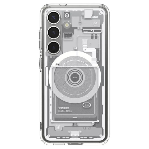 Spigen Ultra Hybrid Mag Case for Samsung Galaxy S25 Zero One - White - Cell phone cases and covers<<<HurtelXML