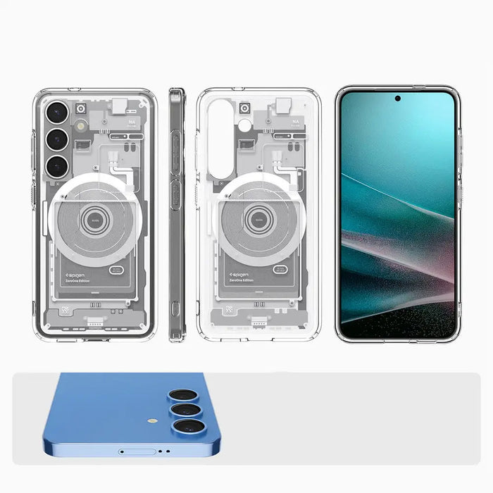 Spigen Ultra Hybrid Mag Case for Samsung Galaxy S25 Zero One - White - Cell phone cases and covers<<<HurtelXML