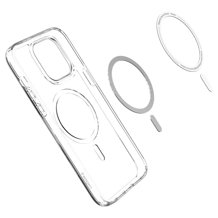 Spigen Ultra Hybrid Mag Case with MagSafe for iPhone 14 Pro Max - Clear/White - Cell phone cases and covers<<<HurtelXML