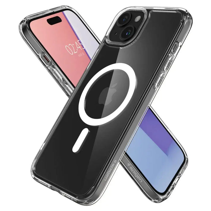 Spigen Ultra Hybrid Mag Case with MagSafe for iPhone 15 Plus - White - Cell phone cases and covers<<<HurtelXML