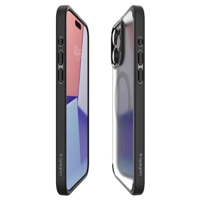 Spigen Ultra Hybrid Mag Case with MagSafe for iPhone 15 Pro Max - Clear Black - Cell phone cases and covers<<<HurtelXML
