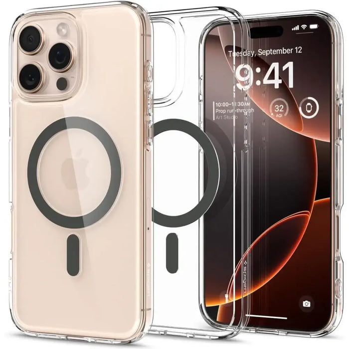 Spigen Ultra Hybrid Mag case with MagSafe for iPhone 16 Pro Max - graphite - Cell phone cases and covers<<<HurtelXML