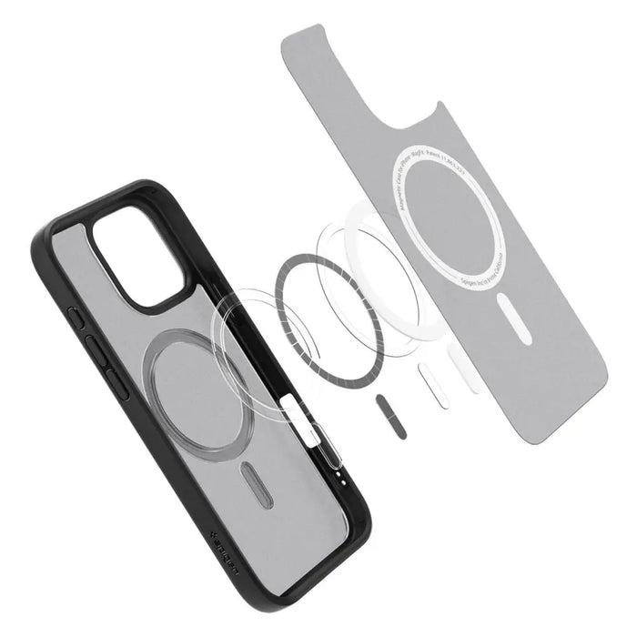 Spigen Ultra Hybrid Mag Case with MagSafe for iPhone 16 Pro Max - Black - Cell phone cases and covers<<<HurtelXML
