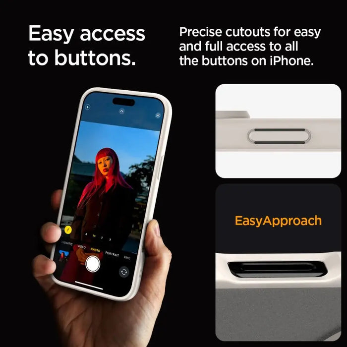 Spigen Ultra Hybrid Mag case with MagSafe for iPhone 16 Pro - titanium - Cell phone cases and covers<<<HurtelXML