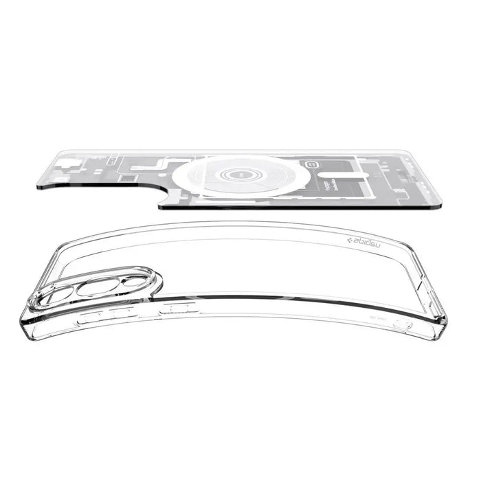 Spigen Ultra Hybrid Mag Case with MagSafe for Samsung Galaxy S25 Edge with Print - White - Cell phone cases