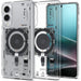 Spigen Ultra Hybrid Mag Case with MagSafe for Samsung Galaxy S25 Edge with Print - Transparent - Cell phone cases