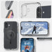 Spigen Ultra Hybrid MagSafe Carbon Fiber for iPhone 16 - Dark Gray - Cell phone cases and covers<<<HurtelXML