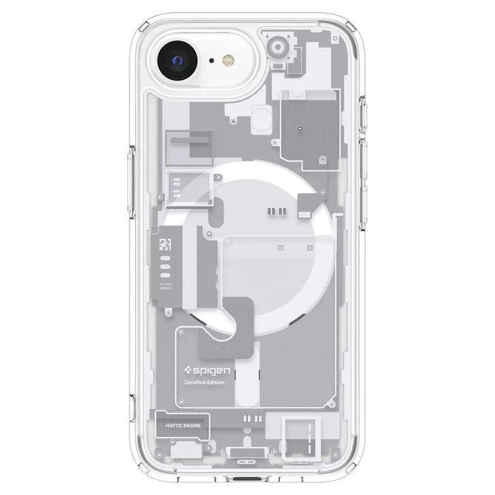 Spigen Ultra Hybrid MagSafe Case for iPhone 16e Zero One - White - Cell phone cases and covers<<<HurtelXML